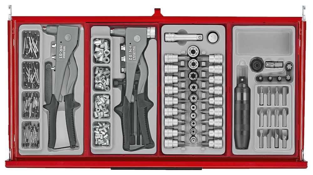 Teng Tools 26" PRO35™ stack tool kit 753 pieces red