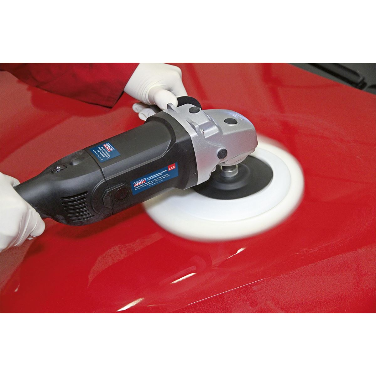 Sealey Sander/Polisher170mm Variable Speed 1300W/230V MS900PS