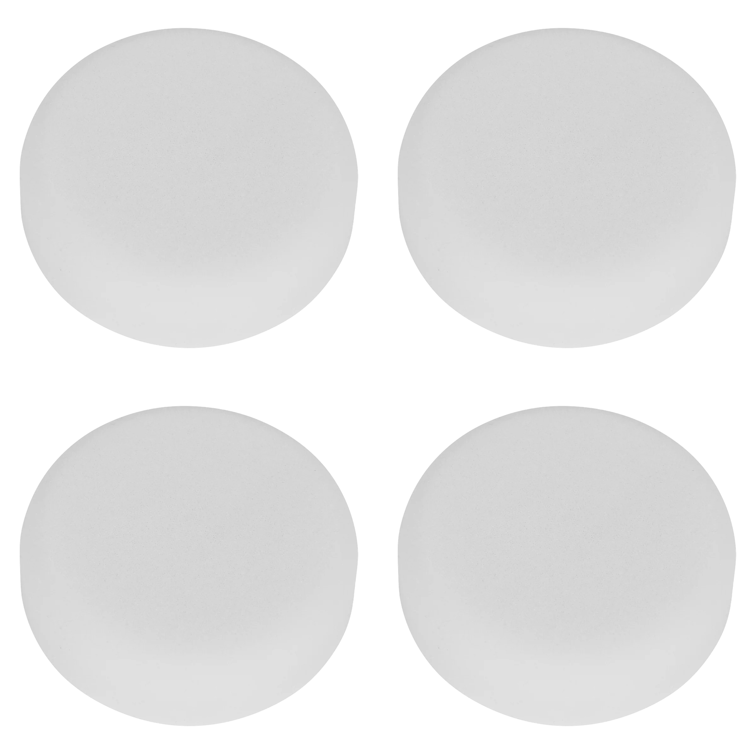 Sealey Hook-and-Loop Buffing & Polishing Foam Head 80 x 25mm - White/Dense