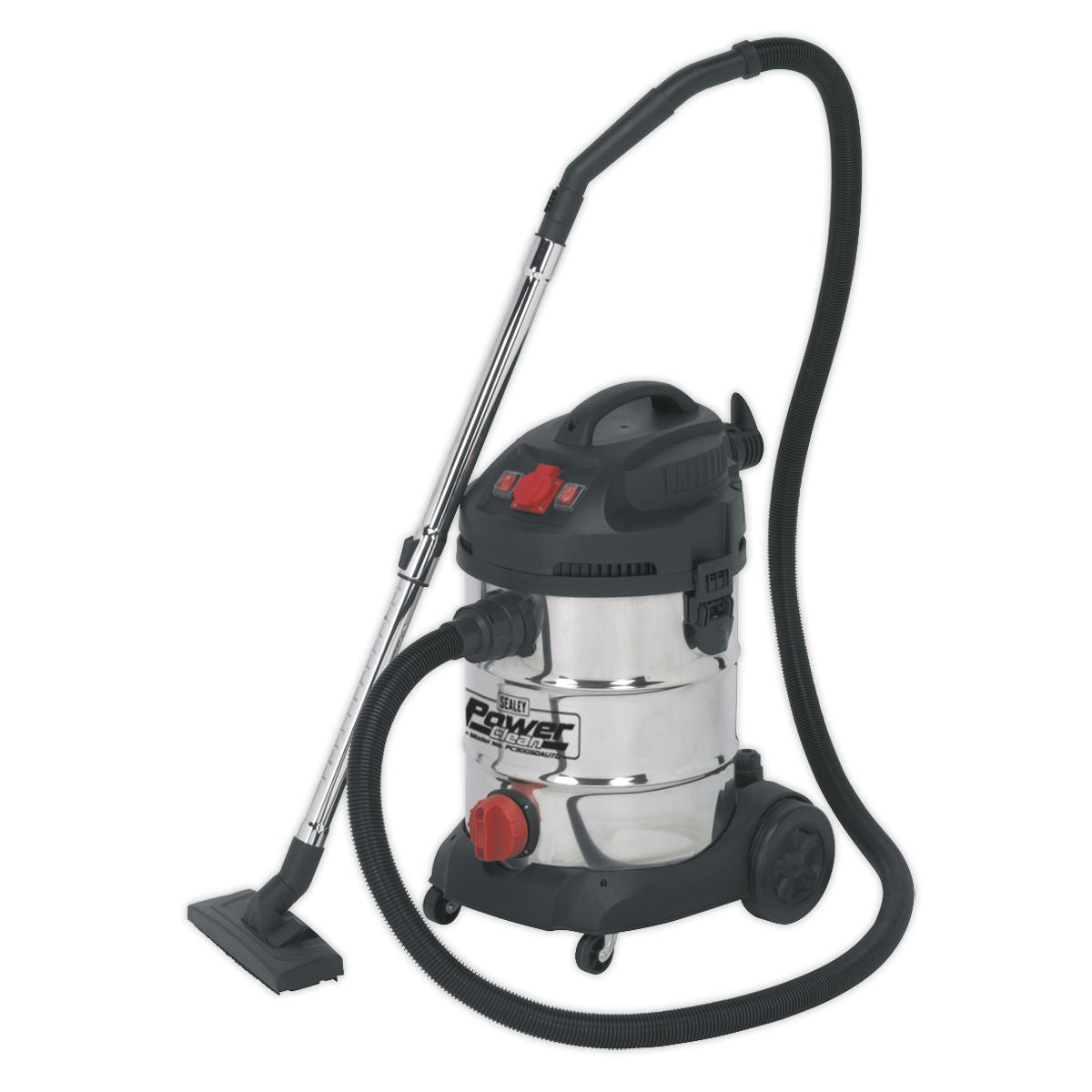 Vacuum Cleaner Industrial 30L 1400W/230V Stainless