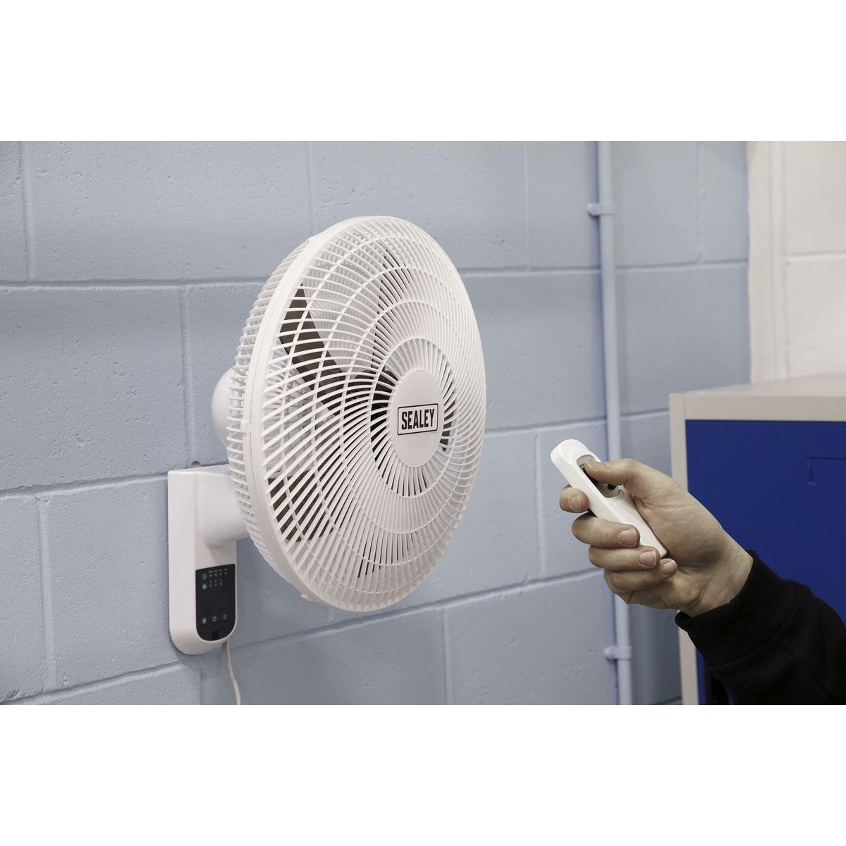 Sealey 3-Speed Wall Fan with Remote Control 18" 230V SWF18WR