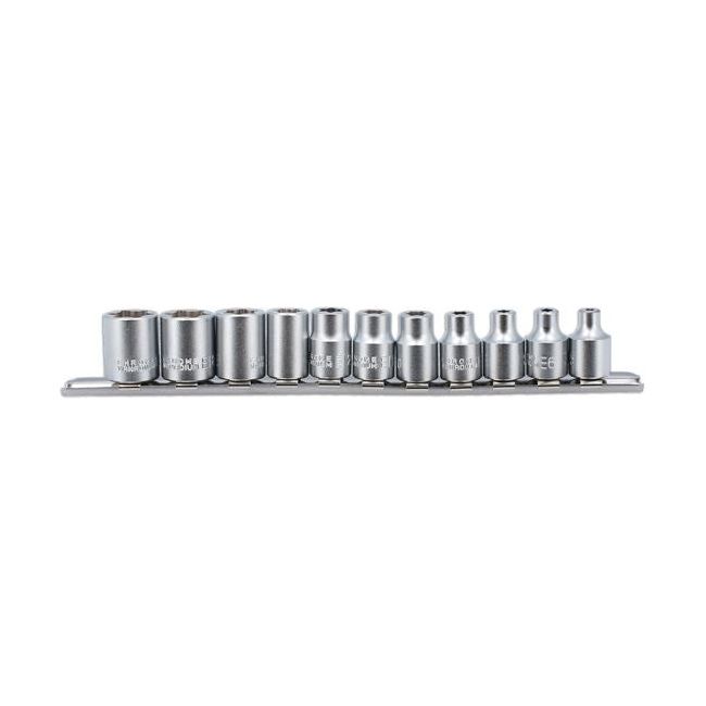 Laser Flat Cut Star Socket Set 3/8"D 11pc 8475