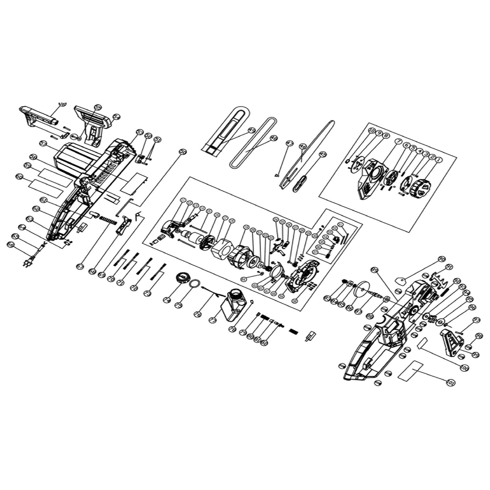 Draper Motor Support Assembly for Power Tools