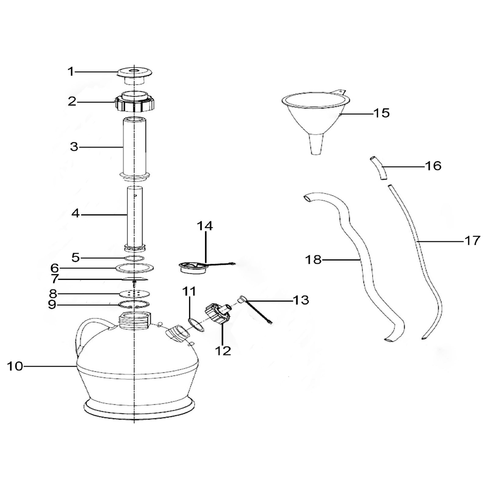 Sealey Funnel MS156.15