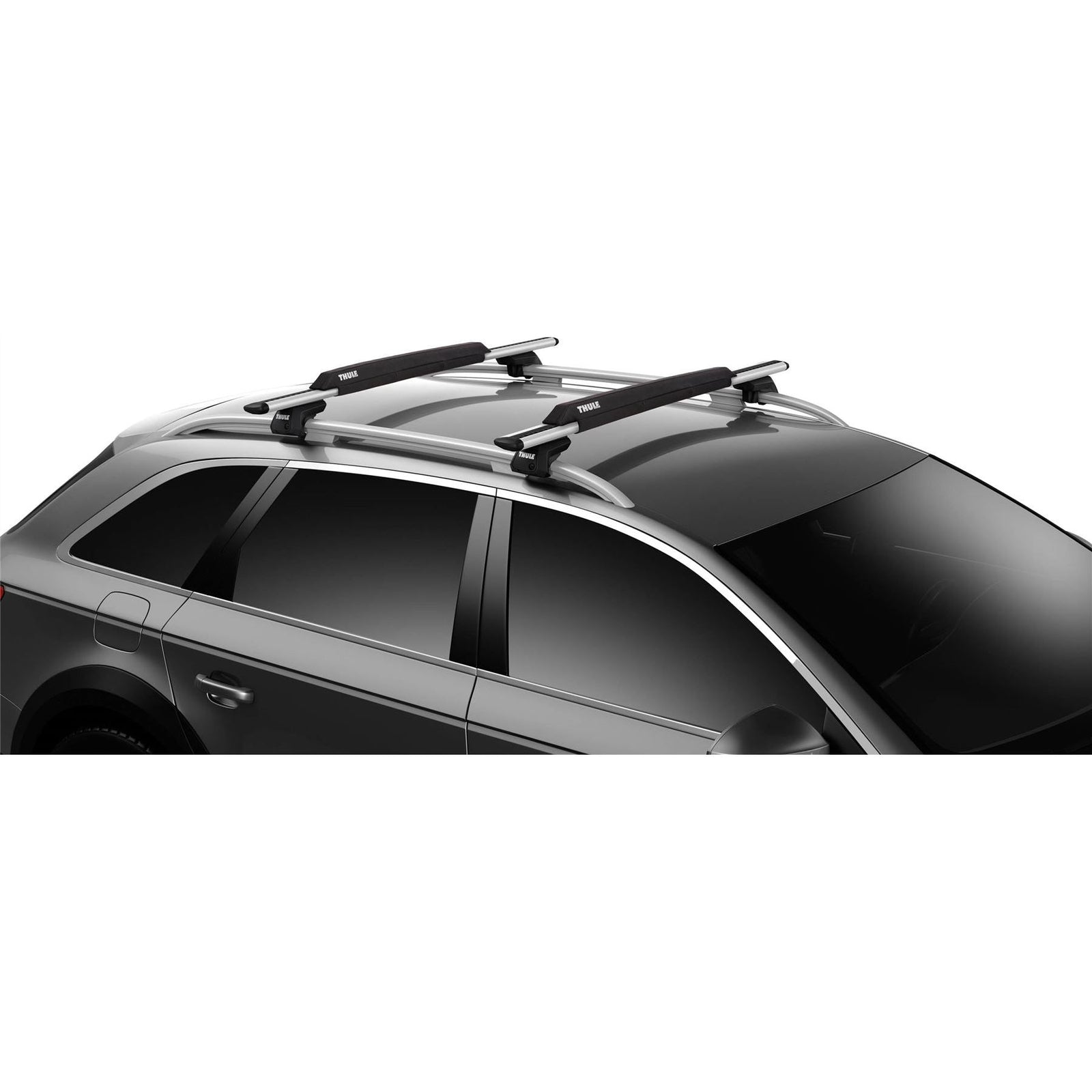 Thule Surf Pads Large Wide 30" Black Surfboard Rack for Wing Bars