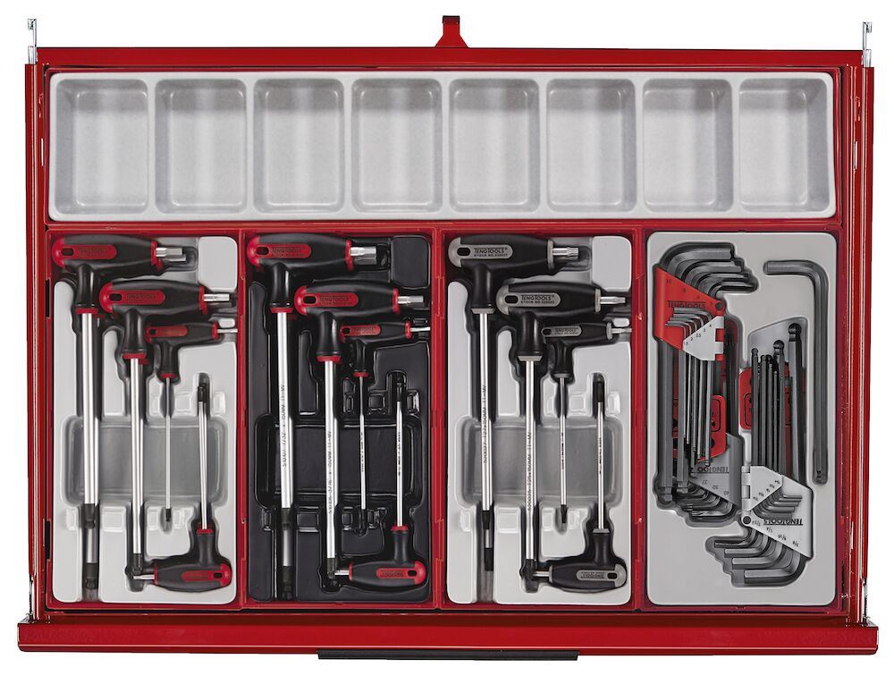 Teng Tools 53" PRO35™ Monster stack tool kit 1295 pieces red