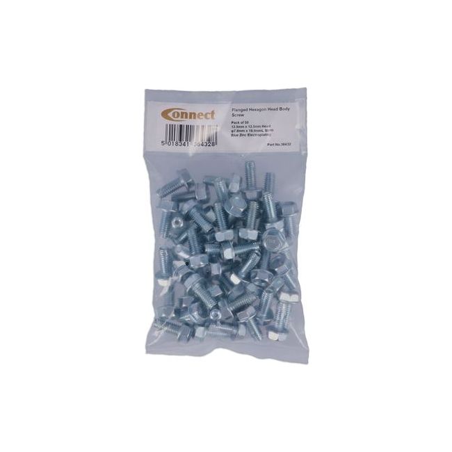 Connect Flanged Hex-Head Body Screw - Universal 50pc 36432