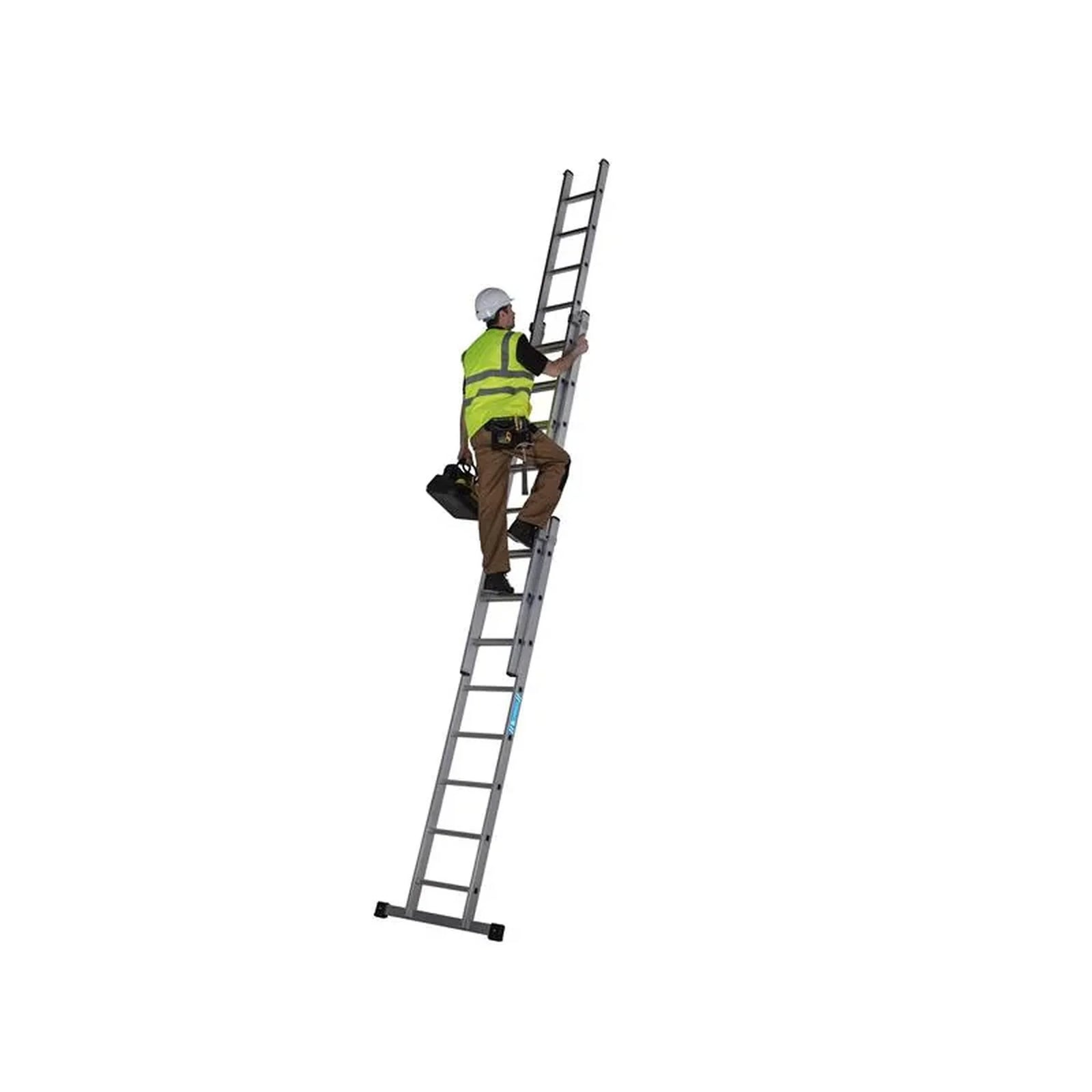 Zarges Everest Square-Rung Extension Ladder 3-Part 3 x 8 - 403826