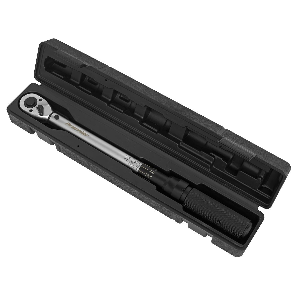 Sealey Premier Premier Micrometer Style Torque Wrench 1/2"Sq Drive 40-210Nm