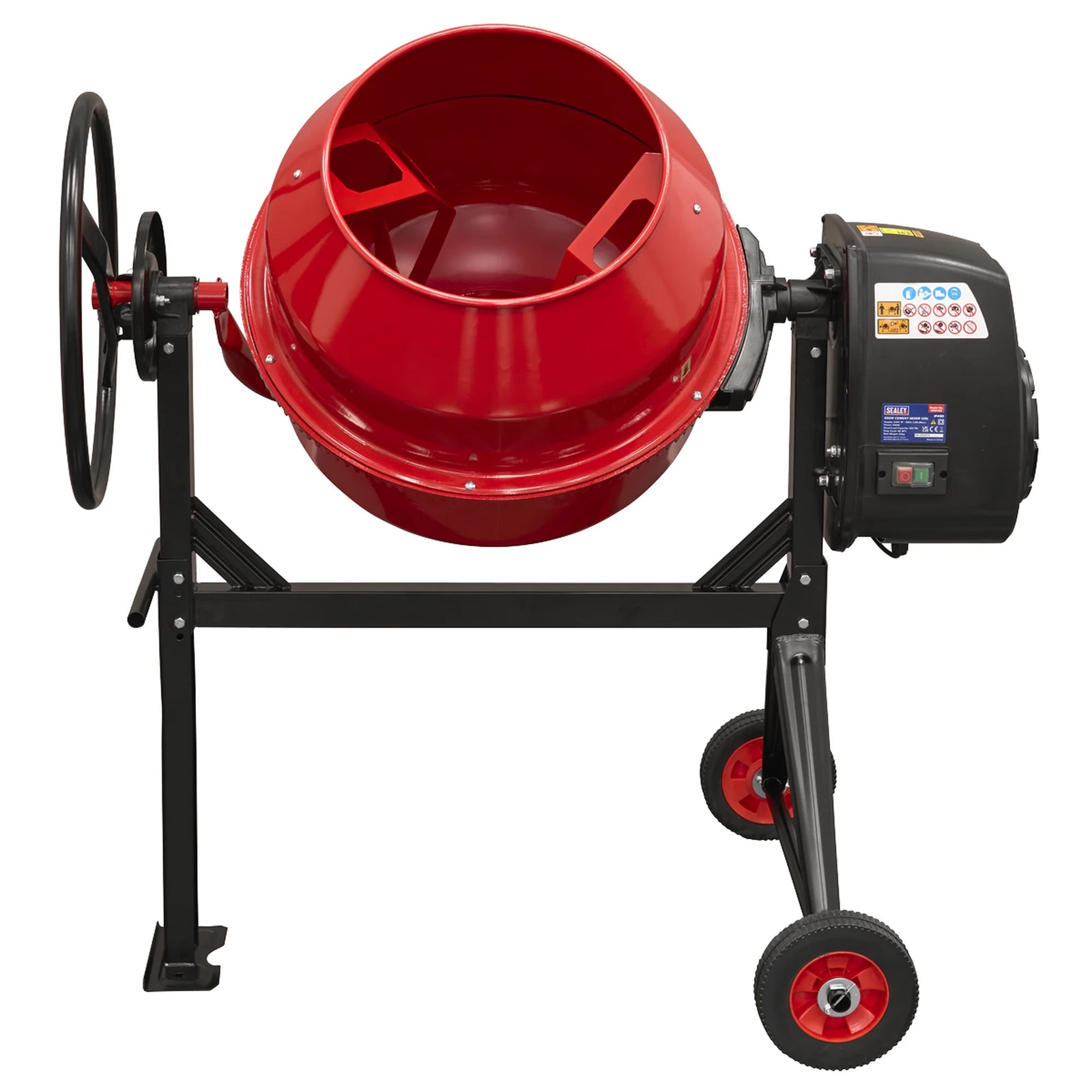 Sealey Cement Mixer CMX125 125L Drum Capacity 550W
