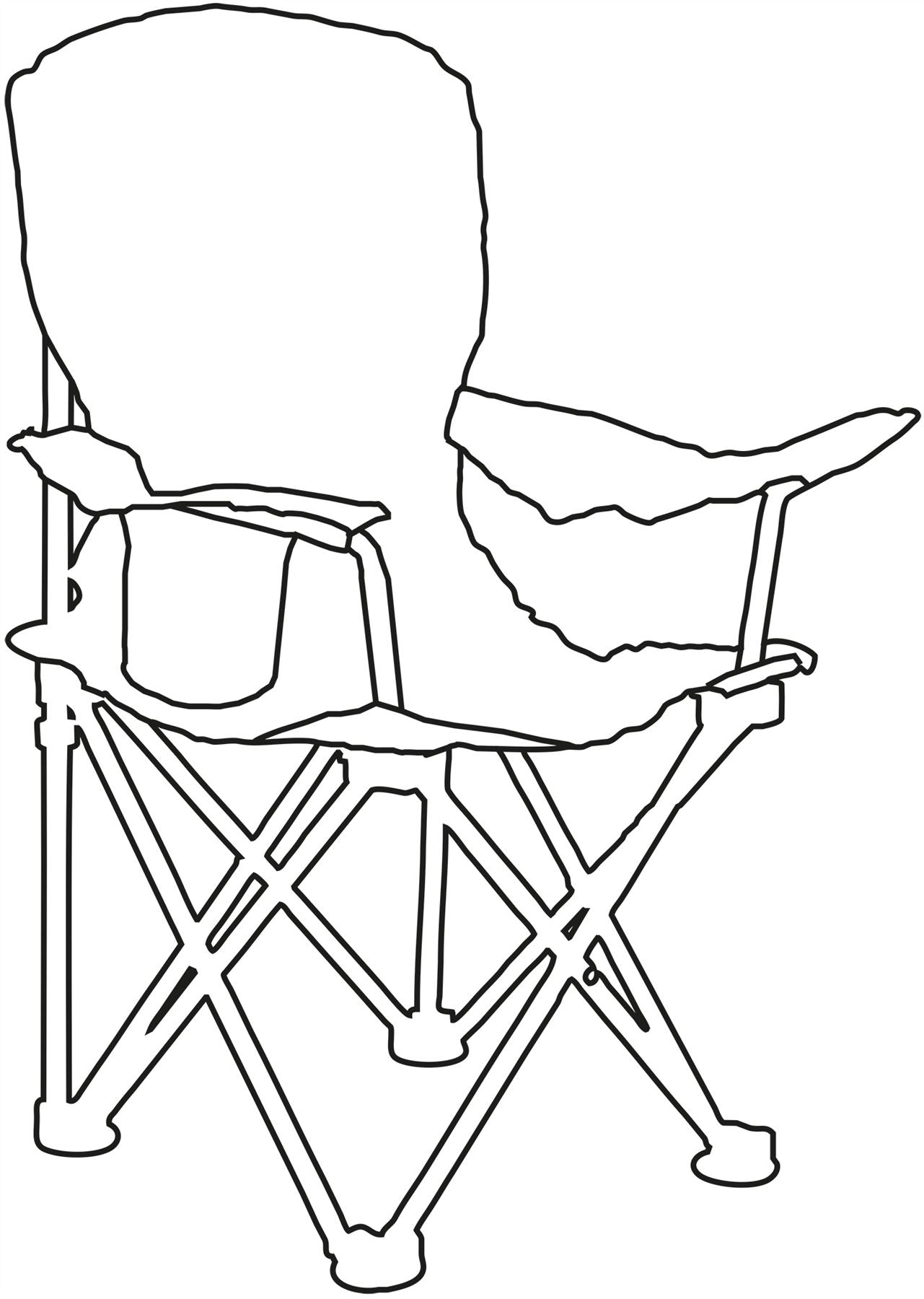 Quest Childrens fun unicorn folding chair