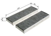 Bosch Cabin Air Filter (Pollen Filter) 1987435522
