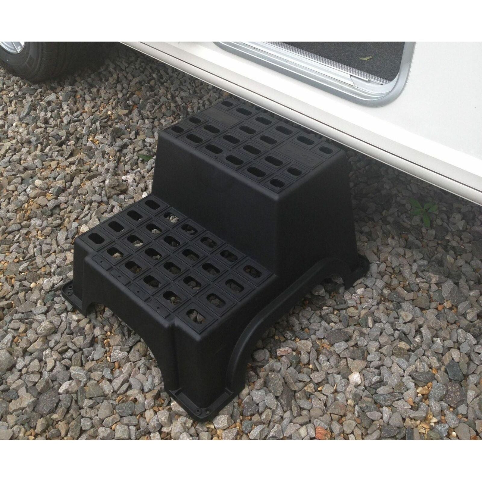 Milenco Plastic Double Step Caravan Motorhome Static Camper Van - 3797