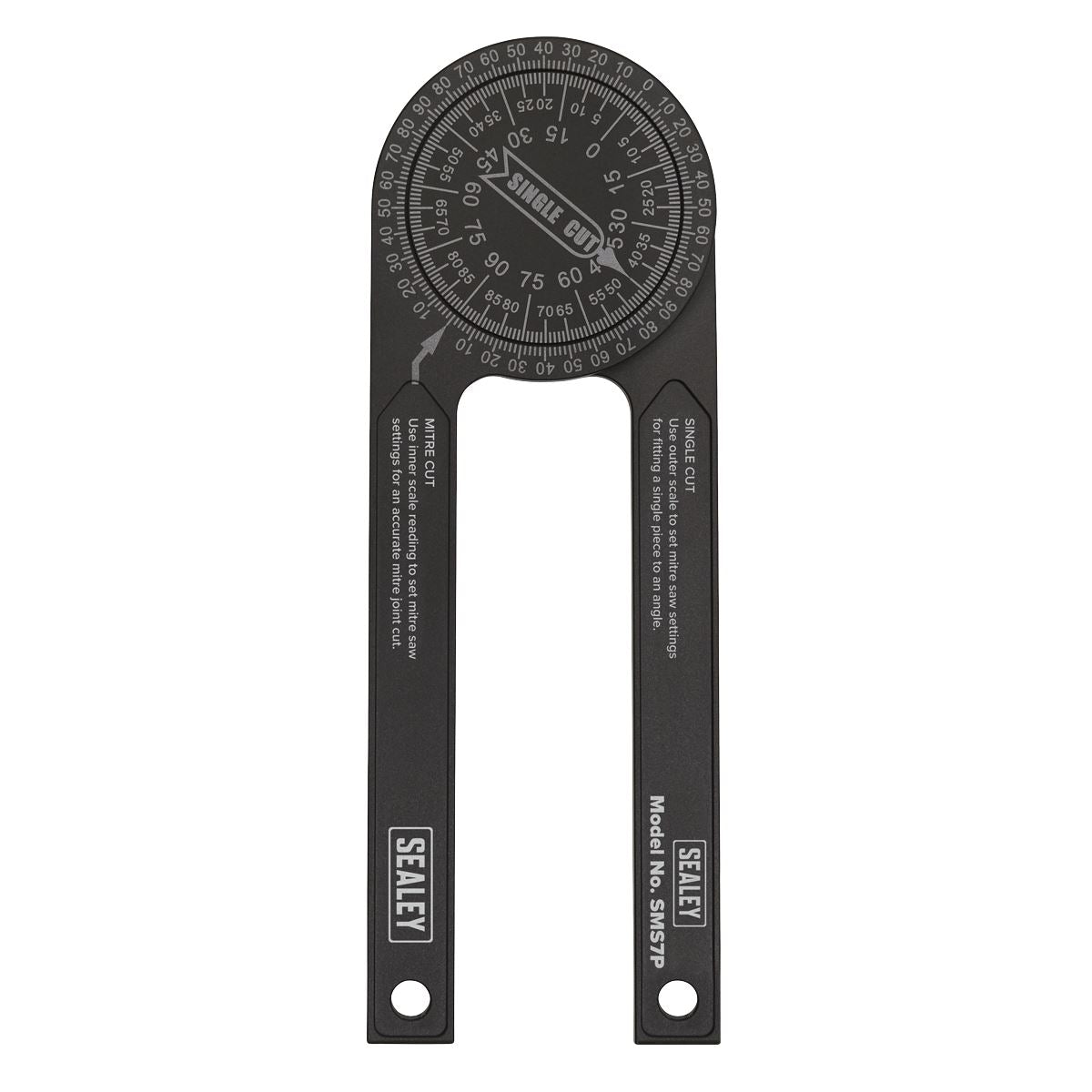 Sealey Mitre Saw Protractor Aluminium SMS7P