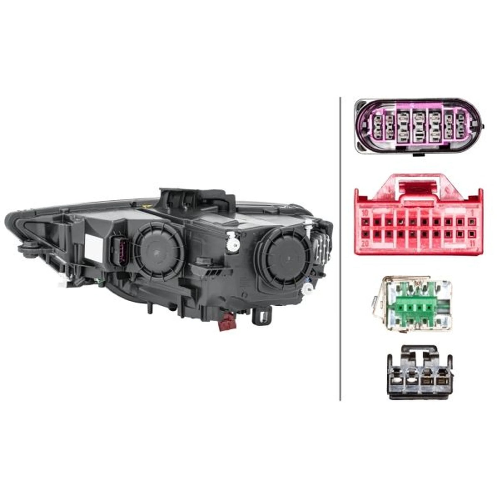 Hella Headlight Headlamp PSY24W Right 1EL 010 740-581