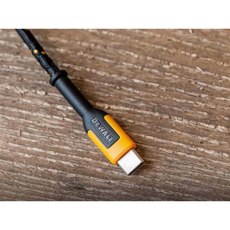 Dewalt Telecoms USB A to USB C Reinforced Charging Cable 1.2m (4ft)