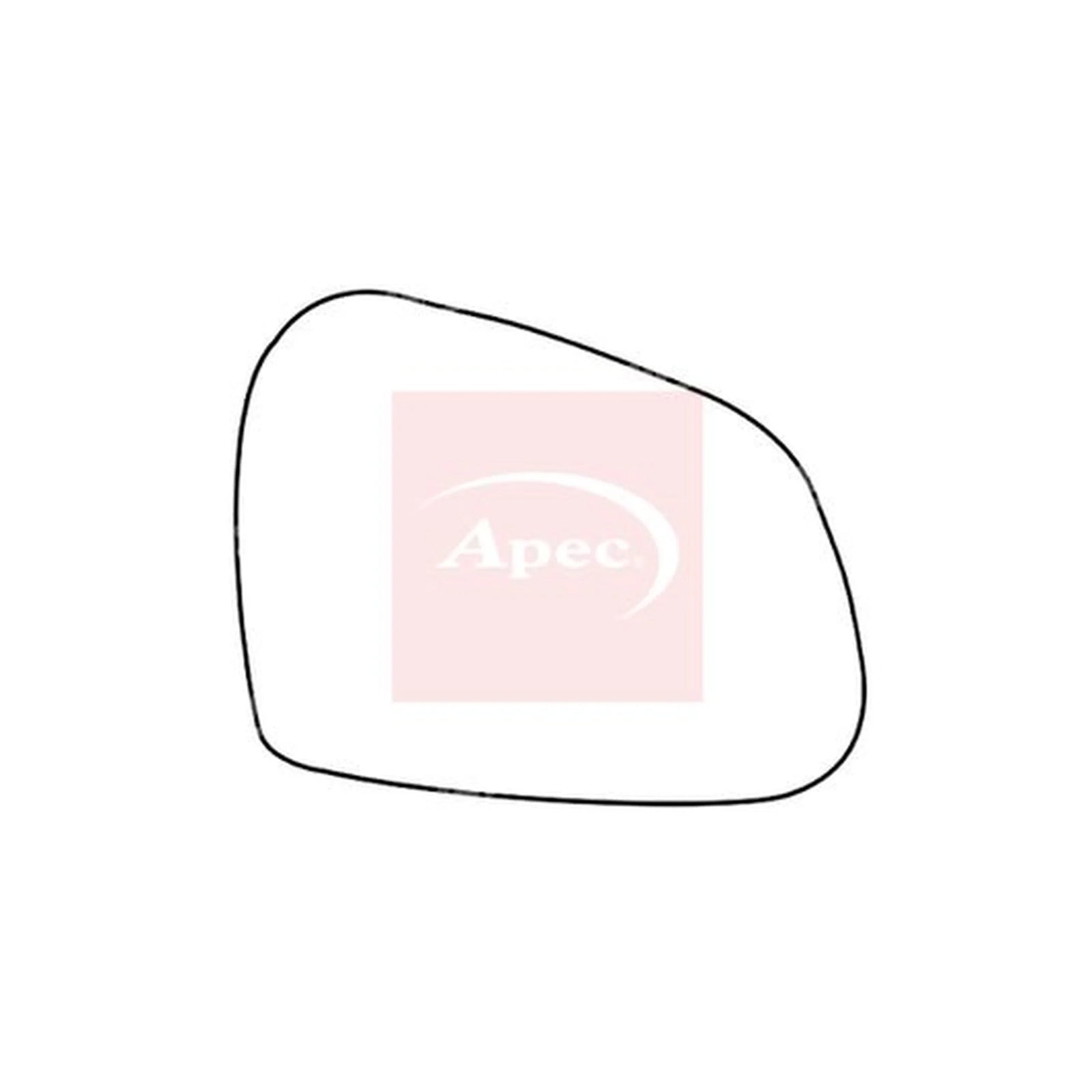 Apec Exterior Wing Mirror Glass Right AMS2676