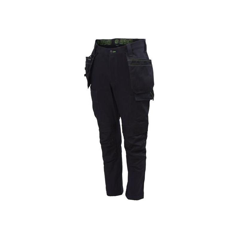 Apache Calgary Black Stretch Holster Trousers Waist 34in Leg 33in