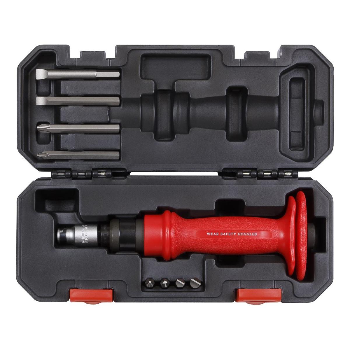 Sealey Premier Heavy-Duty Impact Driver Set with Protection Grip 10pc
