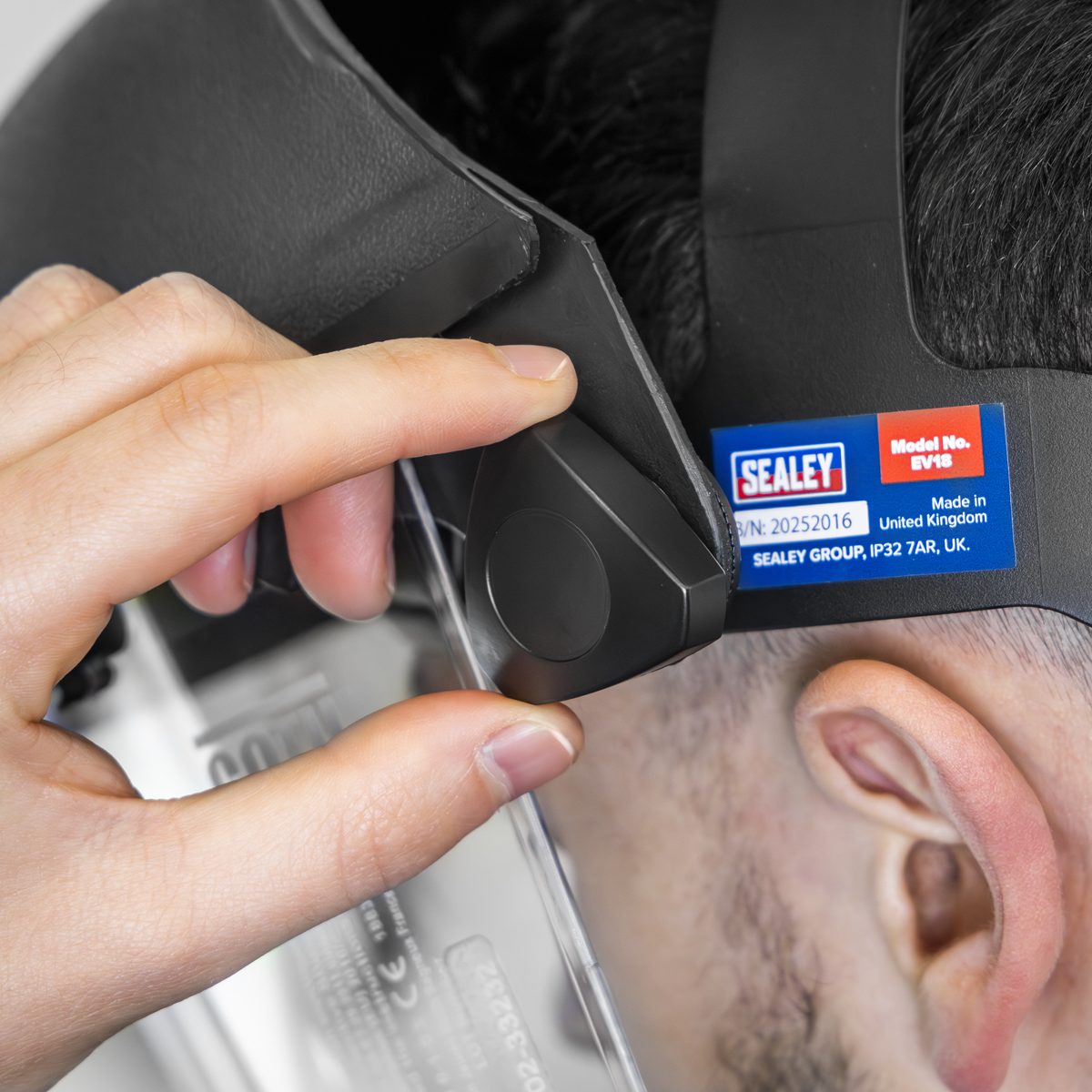 Sealey Arc Flash Face Shield EV18 1000V Polycarbonate Protection