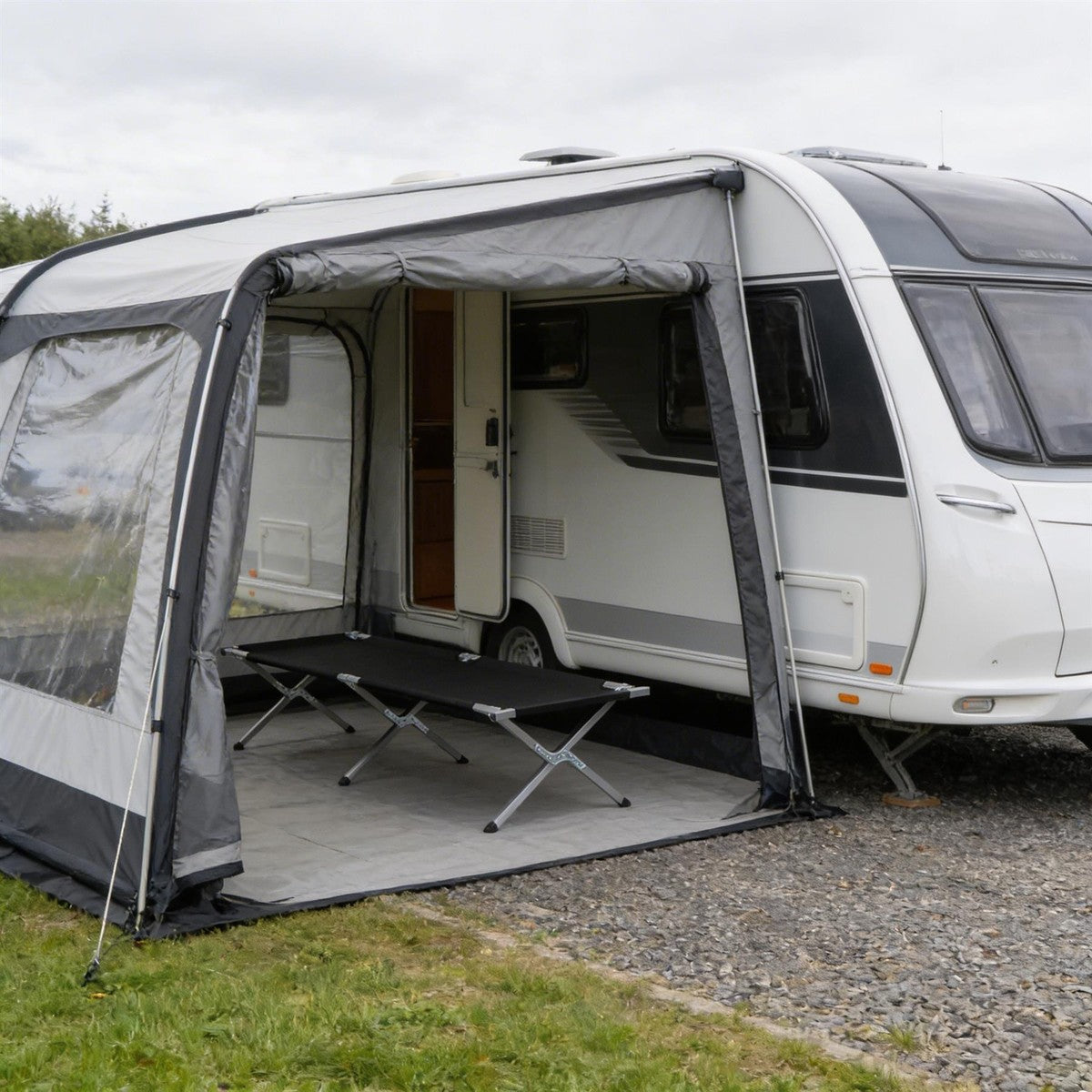 Leisurewize Aluminium Camping Bed Foldable Raised Camp Bed -120kg
