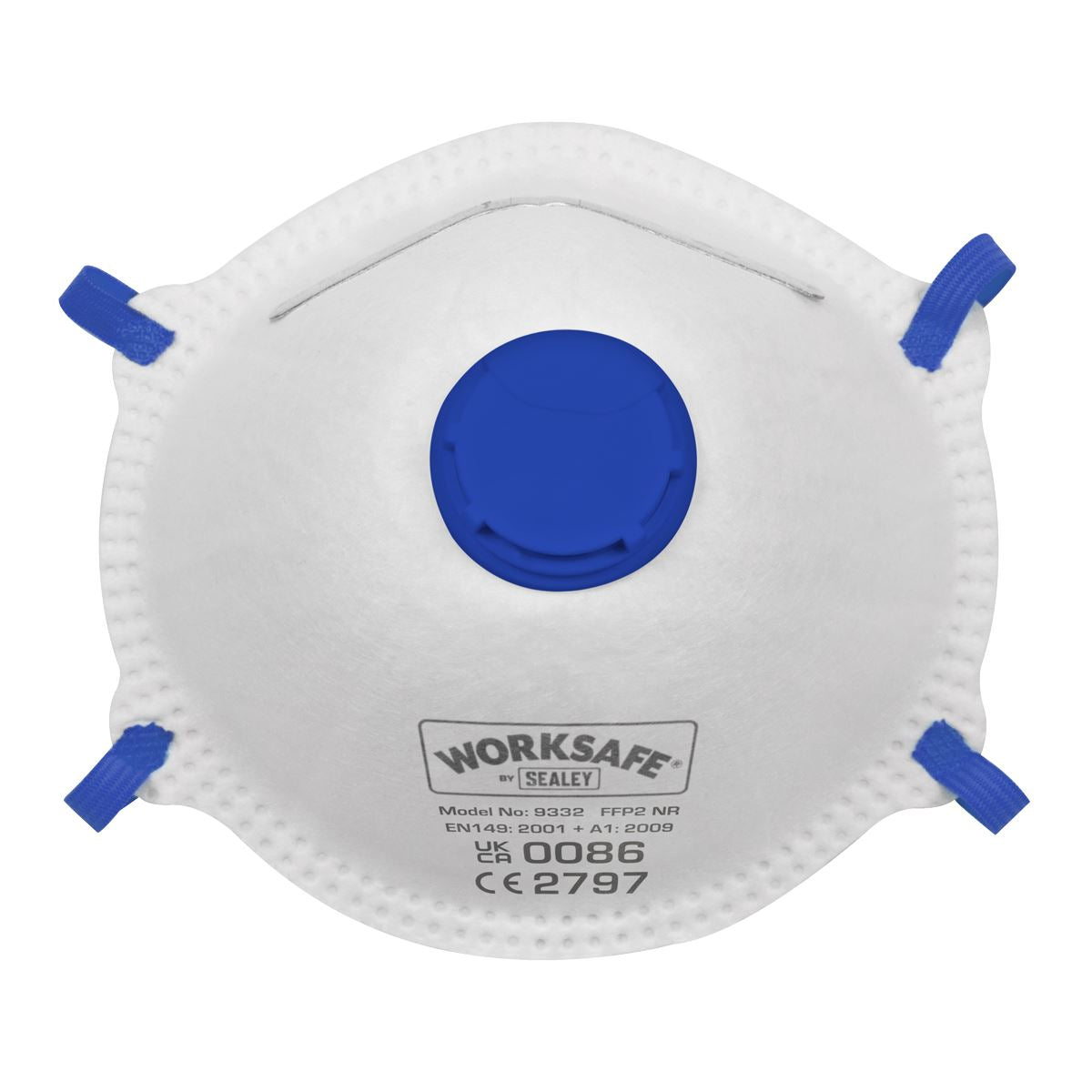 Worksafe Worksafe FFP2 Valved Cup Mask - Pack of 10 9332/10