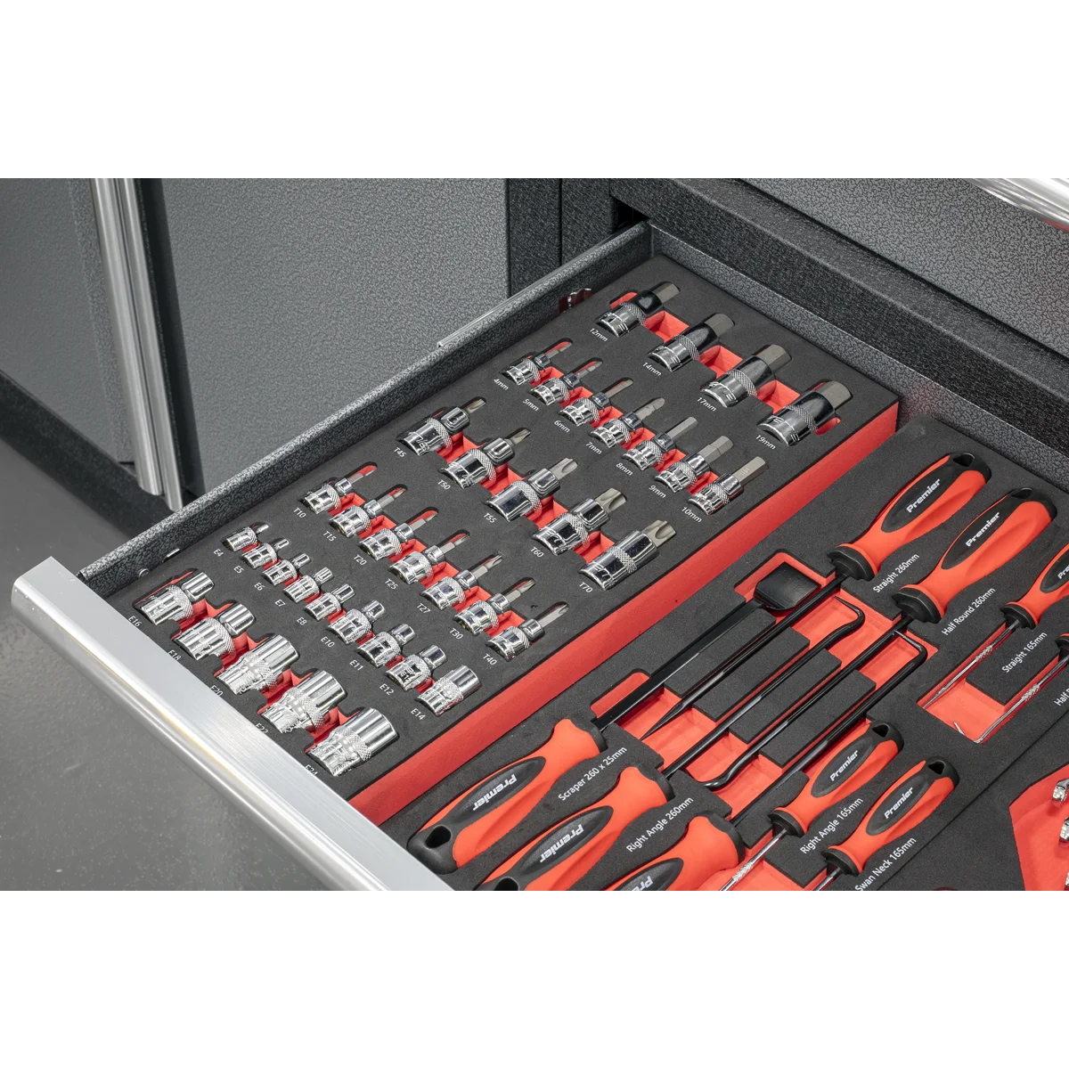 Sealey Premier Socket Bit Set 37 Piece with Tool Tray TBT61