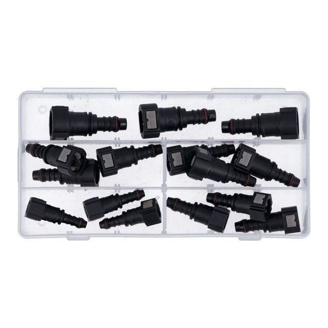 Connect Assorted Straight Fuel Line Quick Connectors 15pc 34031