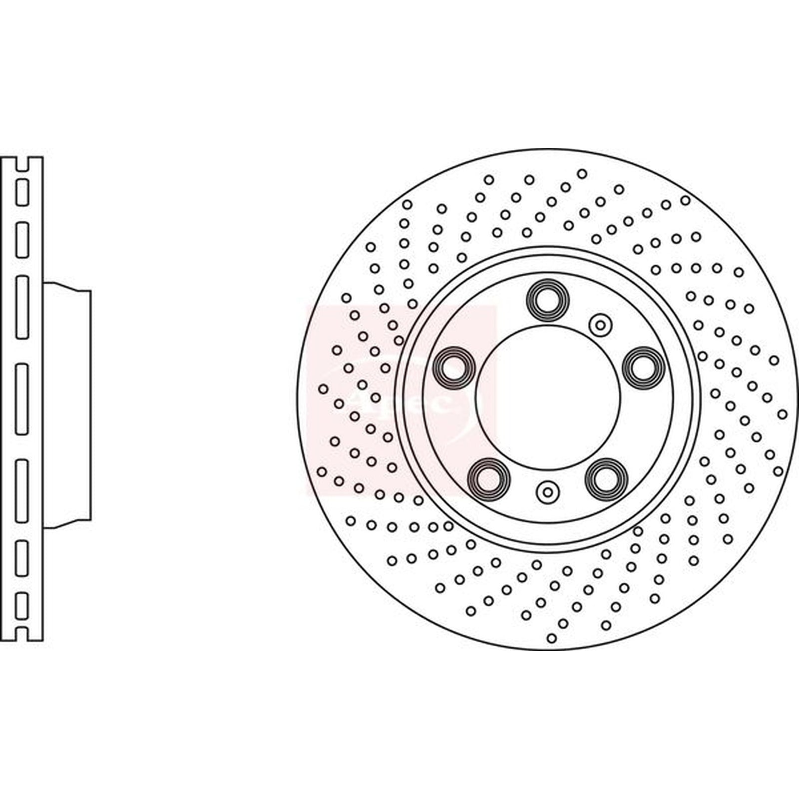 Apec Front / & Rear / Brake Discs & Pads fits Porsche 911 2000-2005 3.6