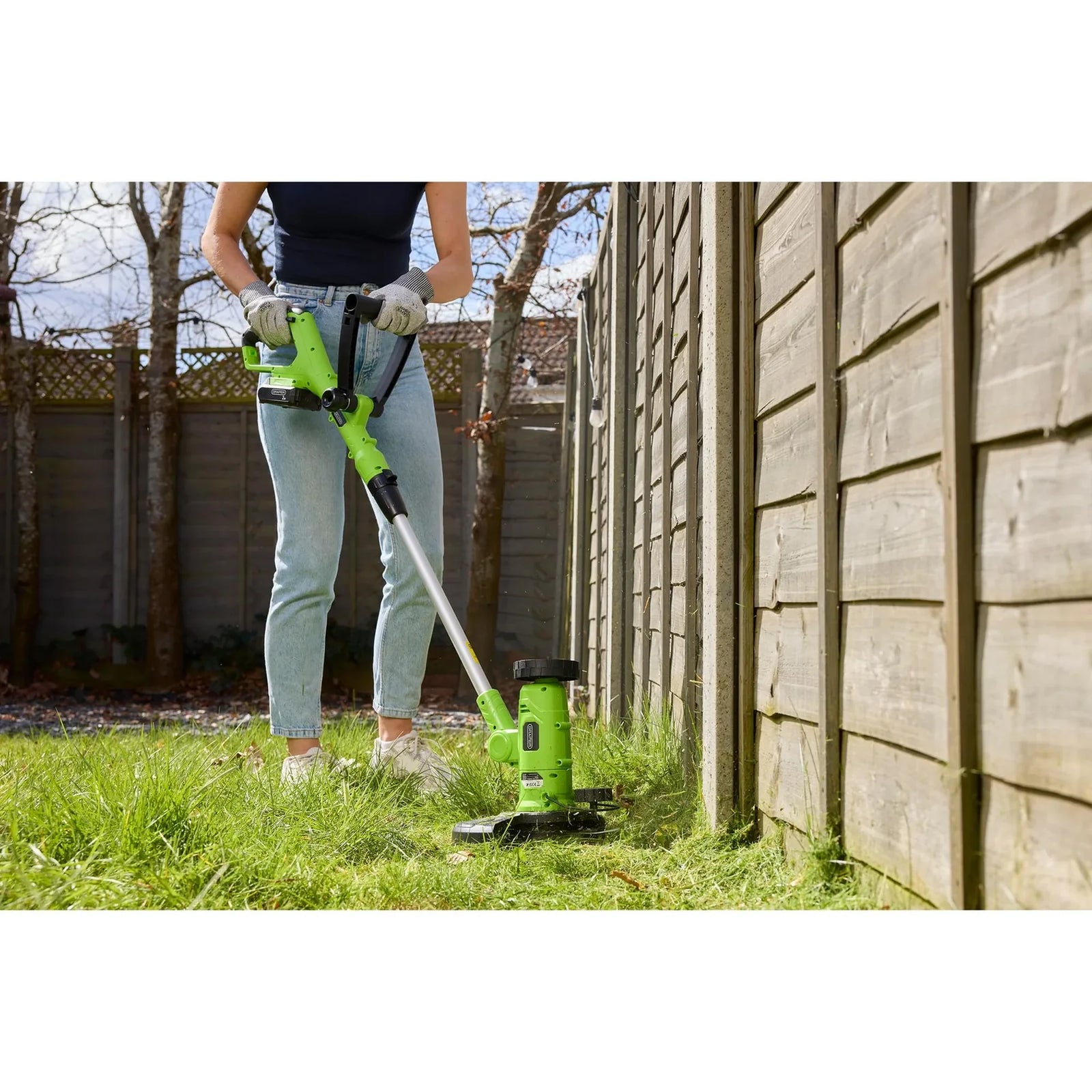 Draper 18V 4-in-1 Multi-Function Grass Trimmer with 2.0Ah Battery