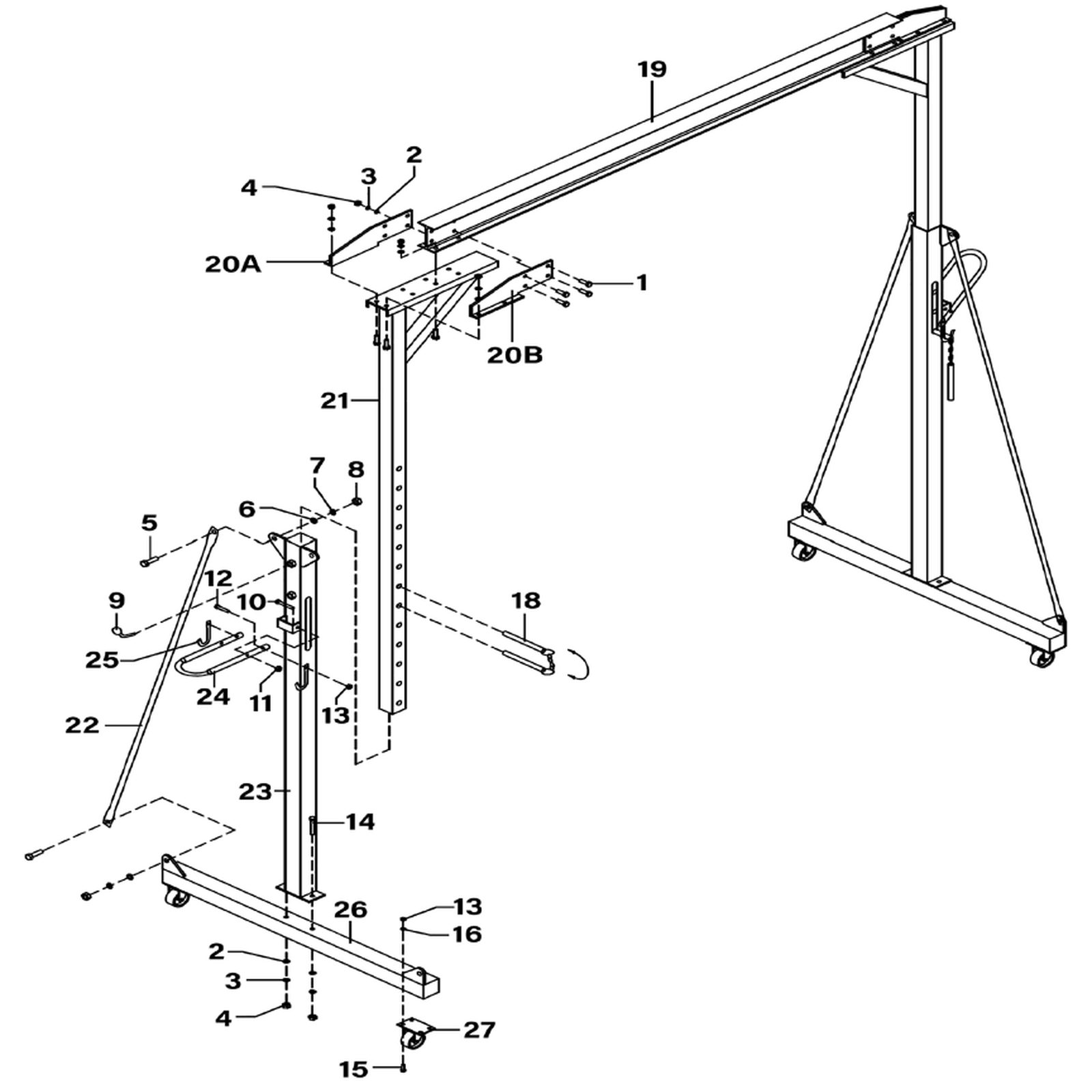 Sealey Inner Vertical Post