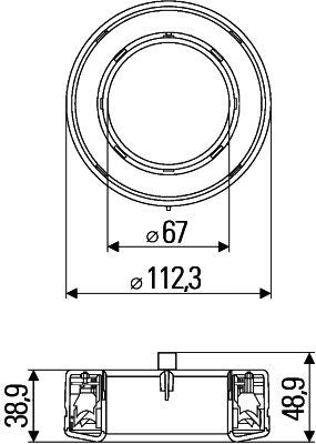 Hella Tail Light / Lamp 2SB 009 362-307