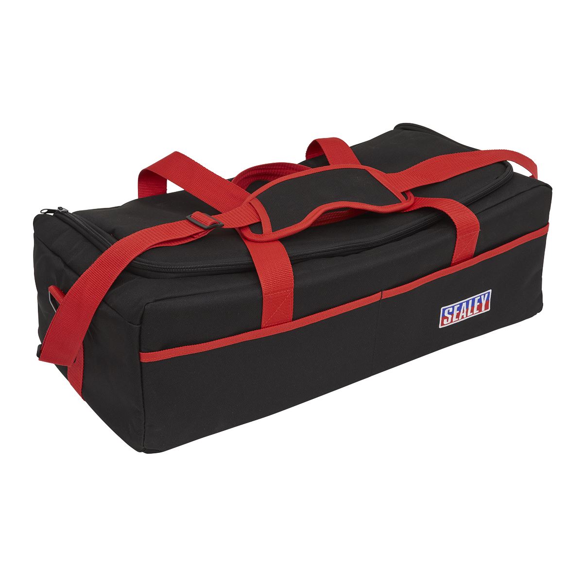 Sealey Trolley Jack 2 Tonne Low Entry Short Chassis & Accessories Bag Combo Oran