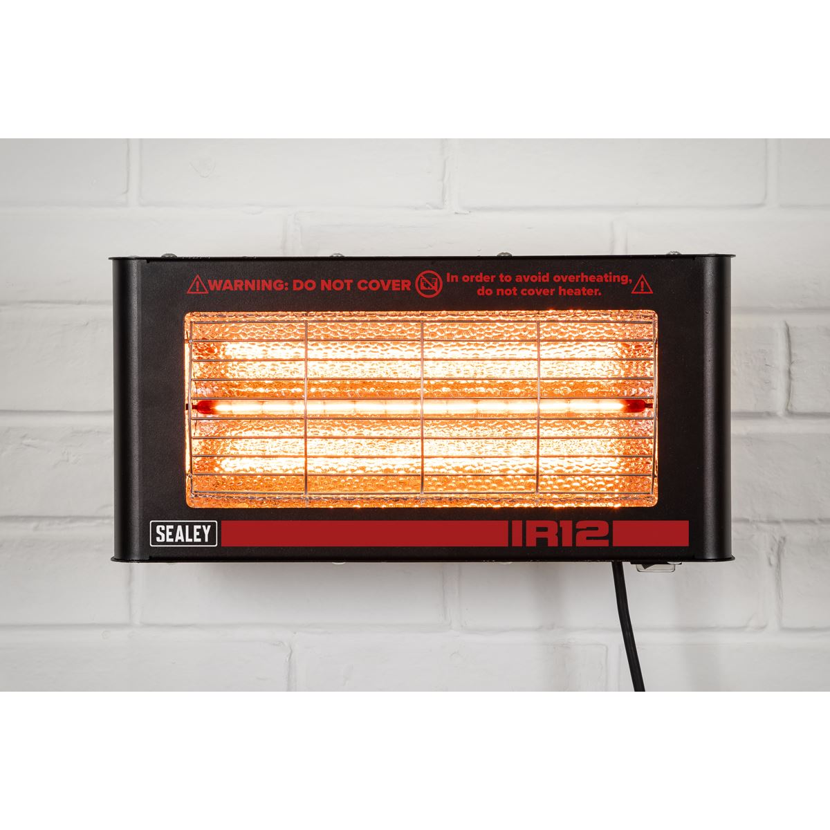 Sealey Wall Mounting Infrared Quartz Heater 1.2W/230V IR12