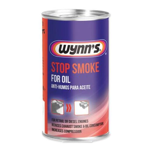 2x Wynns Stop Smoke Oil Additive Petrol & Diesel Engines Reduce Exhaust Smoke 325ml