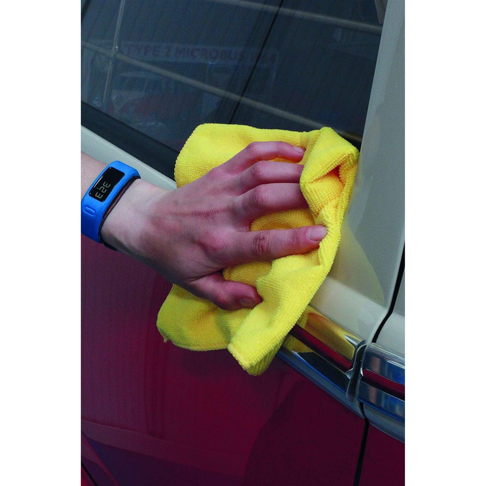 Connect Microfibre Yellow Cloths in Dispenser box 37310