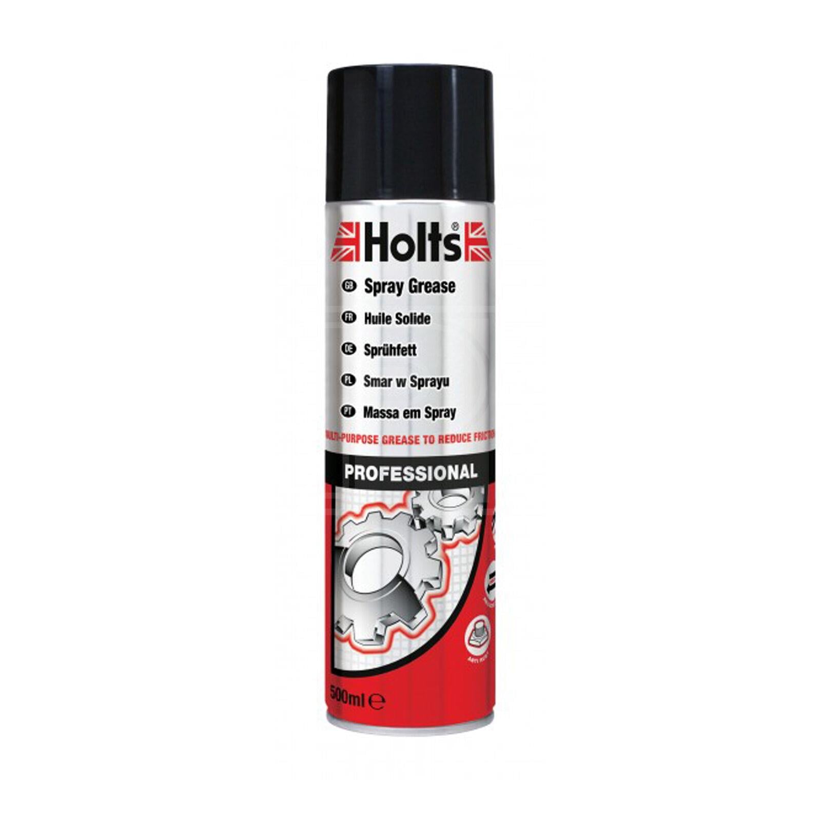 2x Holts Professional Spray Grease Clear Non Drip High Temperature HMAI0101A