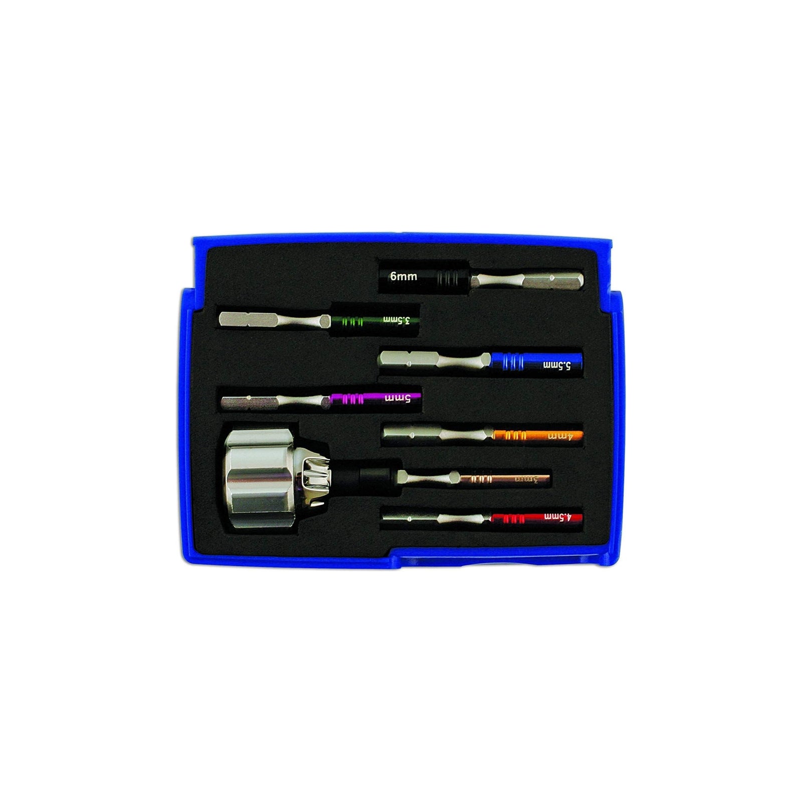 Laser Precision Ratchet Nut Driver Set 8pc 5755
