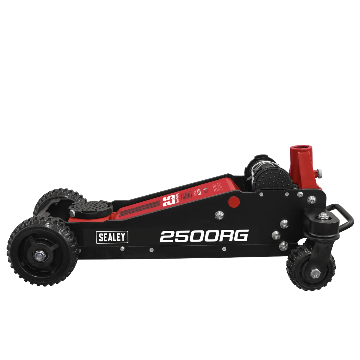 Sealey Trolley Jack 2500RG 2.5 Tonne for Off-Road Vehicles