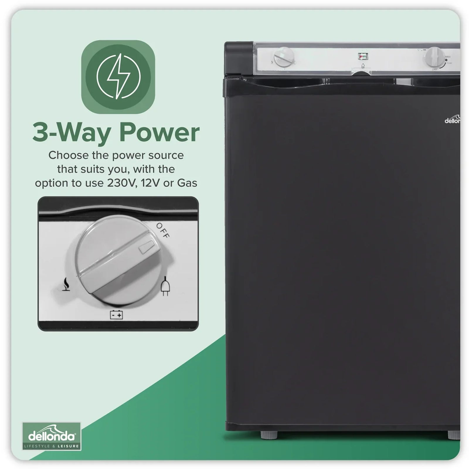 Sealey Dellonda 3-Way Fridge 60L - DL159