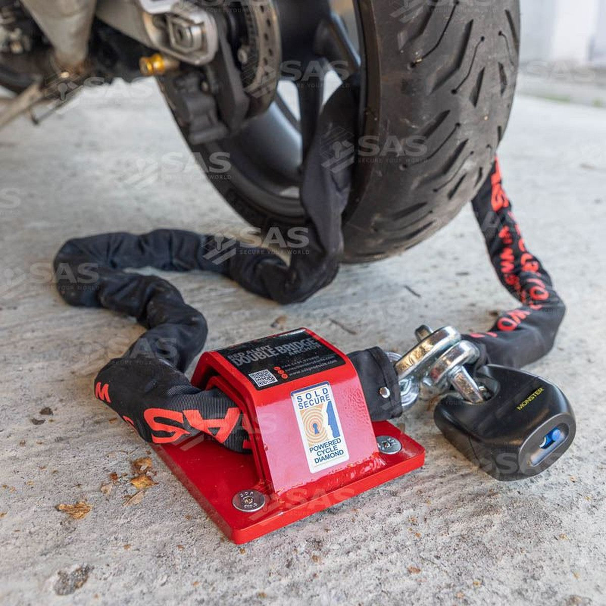 SAS Monster Closed Shackle Padlock