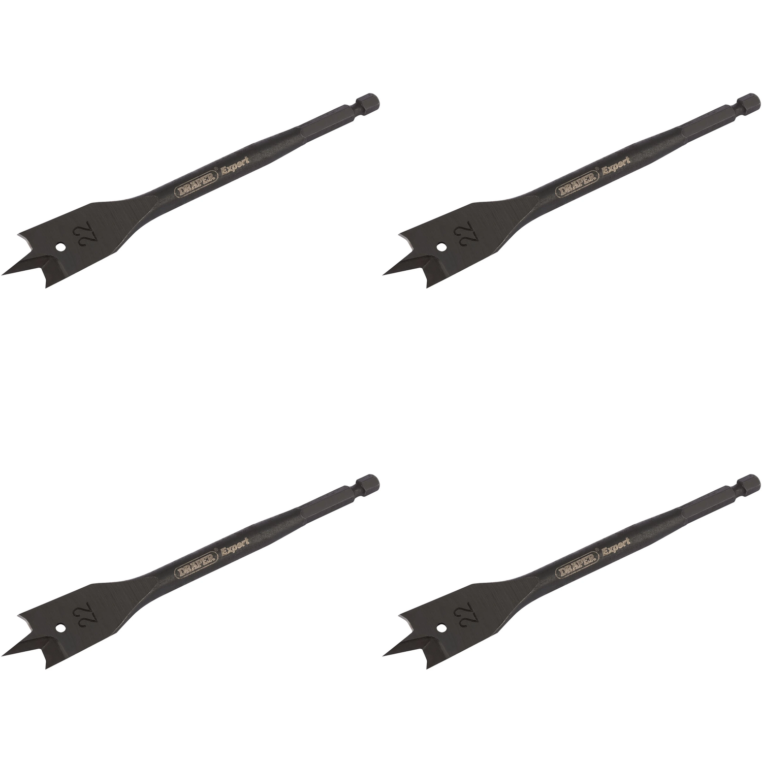 Draper Expert Flat Wood Bit, 10-32 x 150mm