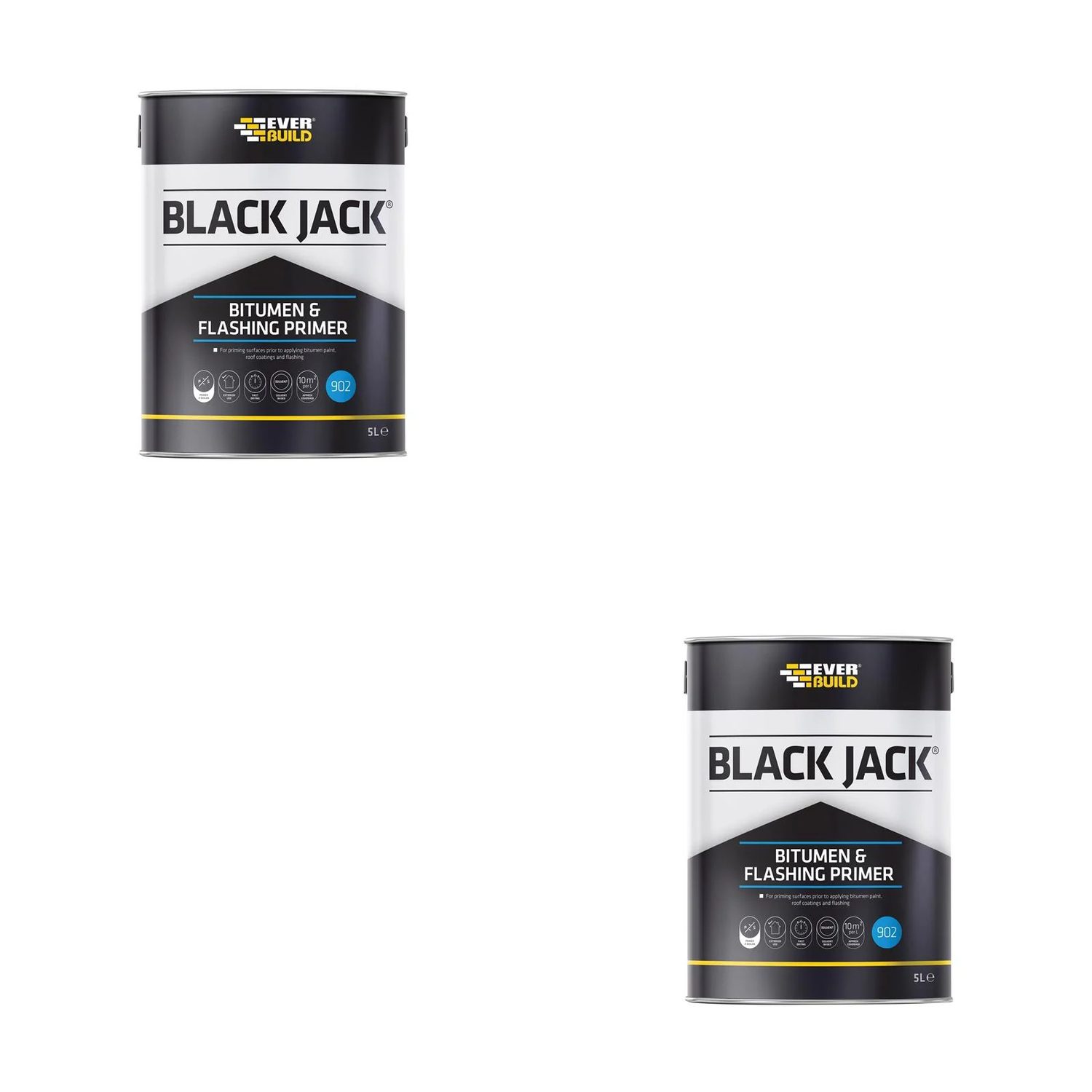 Everbuild Sika Black Jack® 902 Bitumen & Flashing Primer 5 litre - 852671