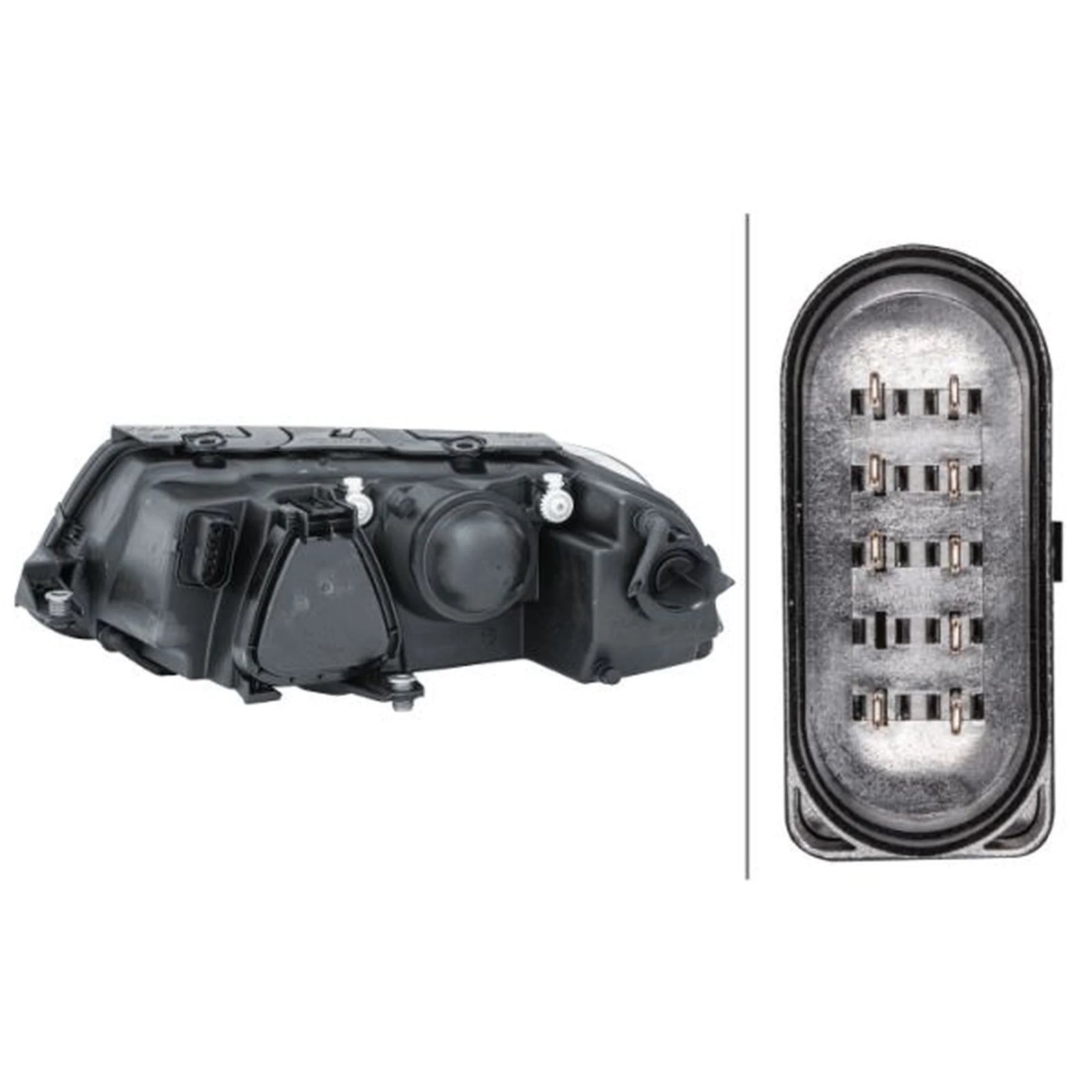 Hella Headlight Headlamp H7/H7 Right 1EL 008 350-021