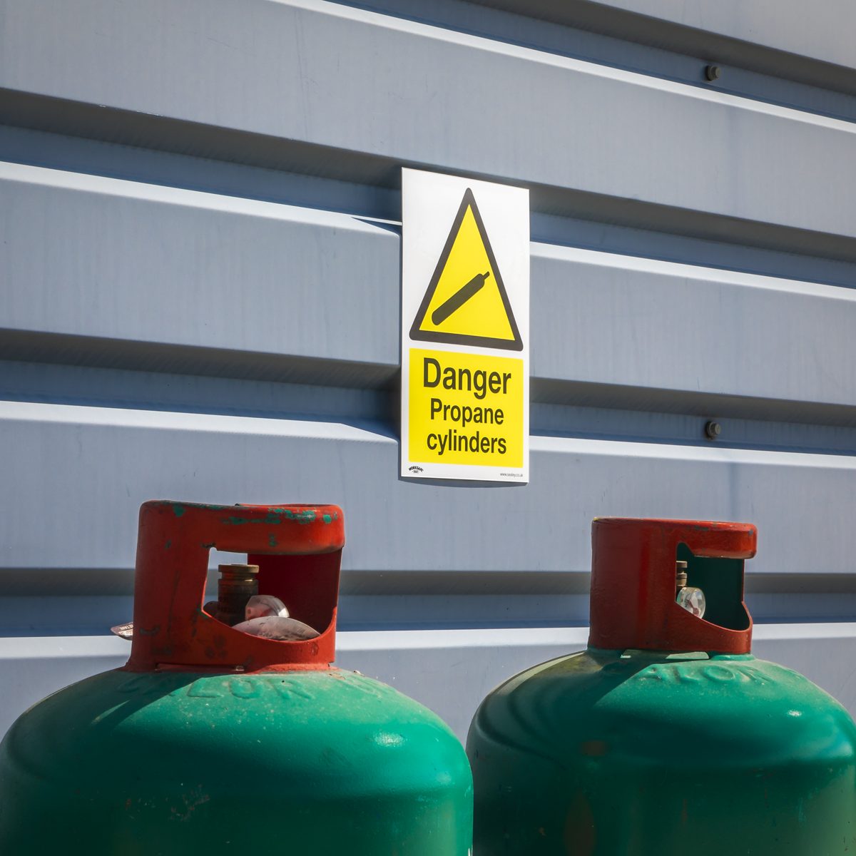 Worksafe Danger Propane Cylinders Safety Sign 200x300mm