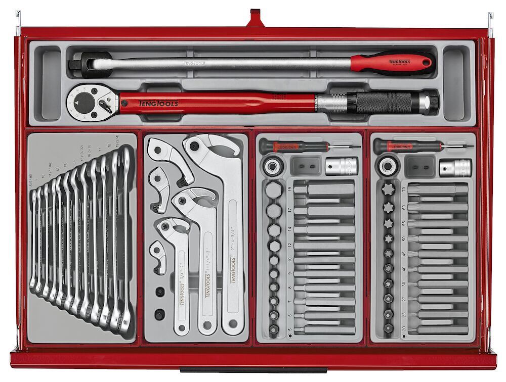 Teng Tools 26" PRO35™ stack tool kit 753 pieces red