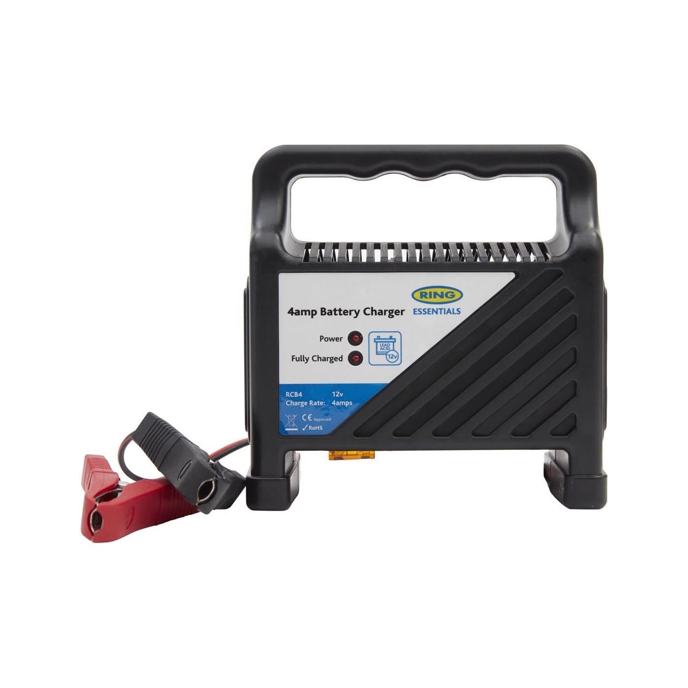 Ring RCB4 Essentials Battery Charger, 12 V, 4 A,Black