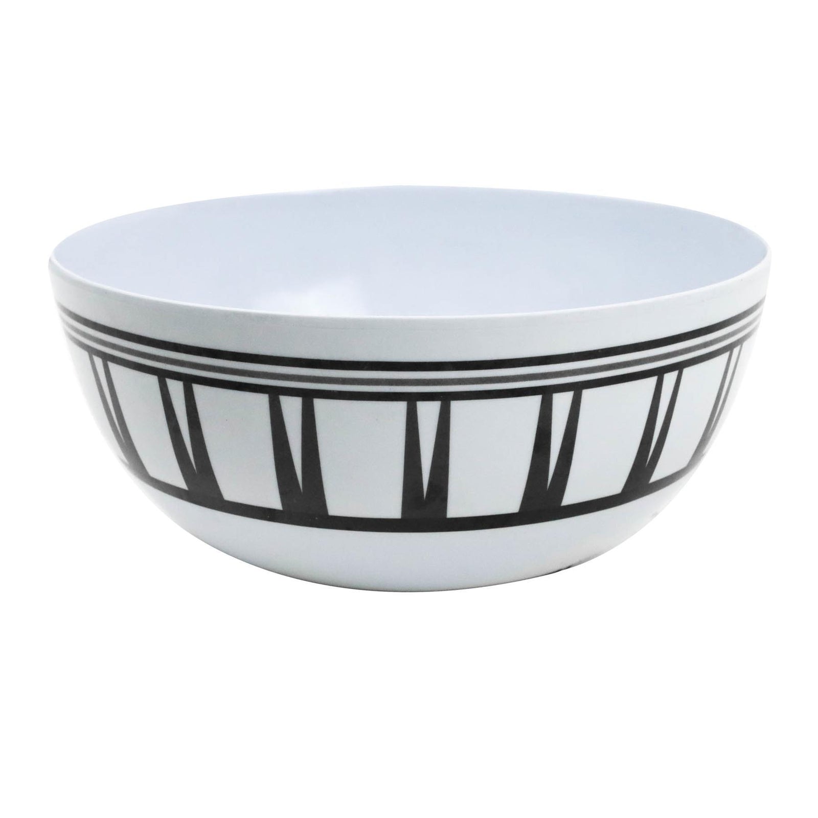 Camping Caravan Picnic Fishing Travel Melamine 16pc Dining Dinner Set - Stripe 7