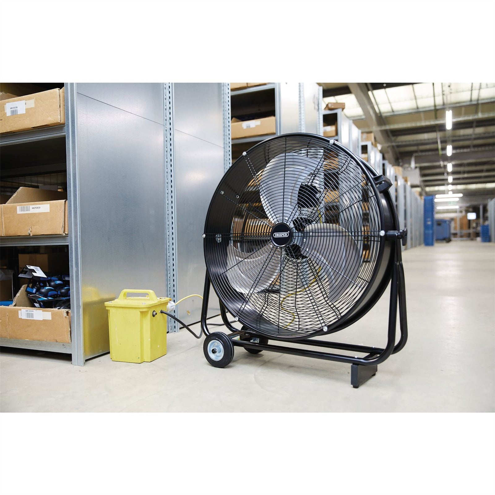 Draper 110V Drum Fan, 24"/610mm, 125W 03365