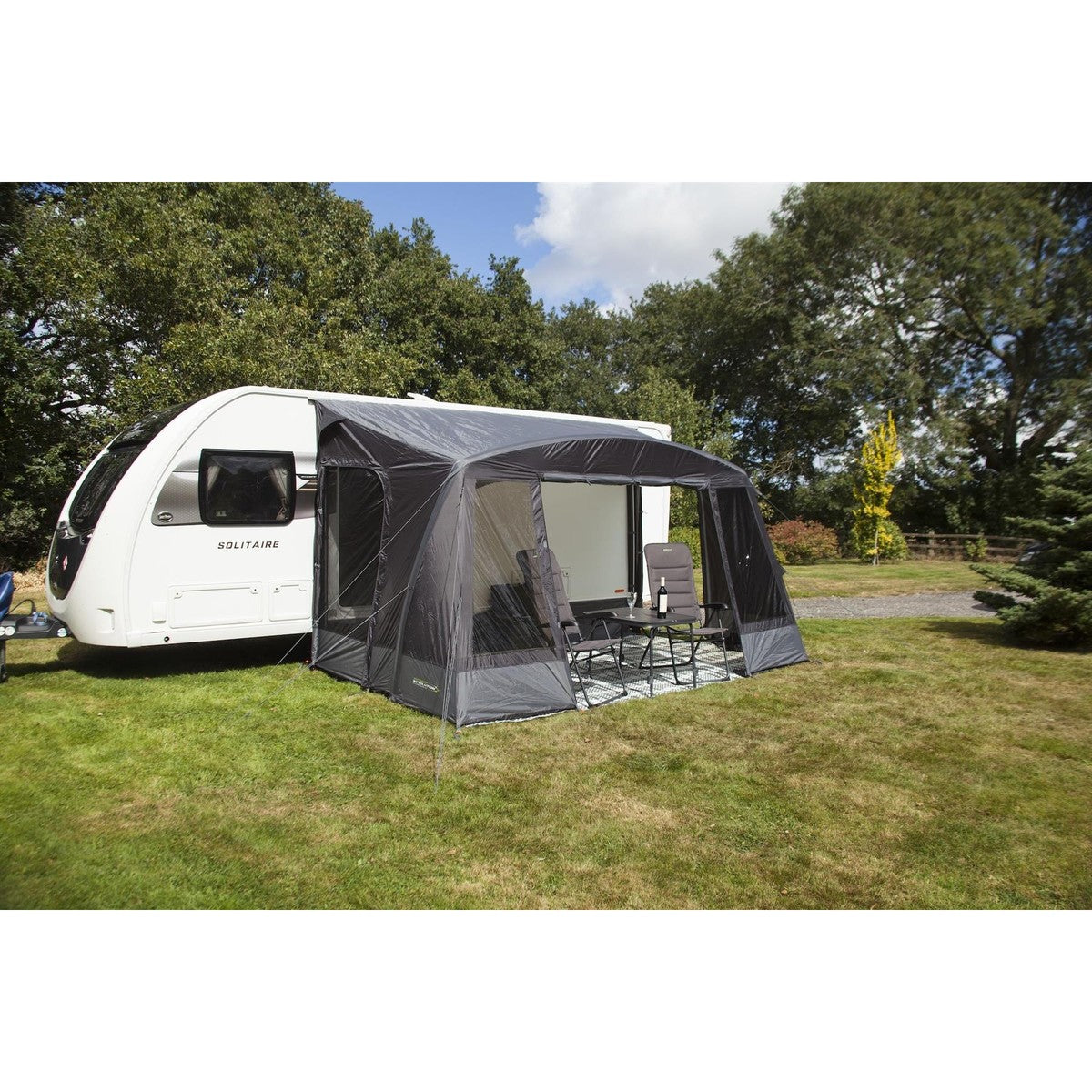 Outdoor Revolution Porchlite 220 Alu-Tech Poled Caravan Porch Awning